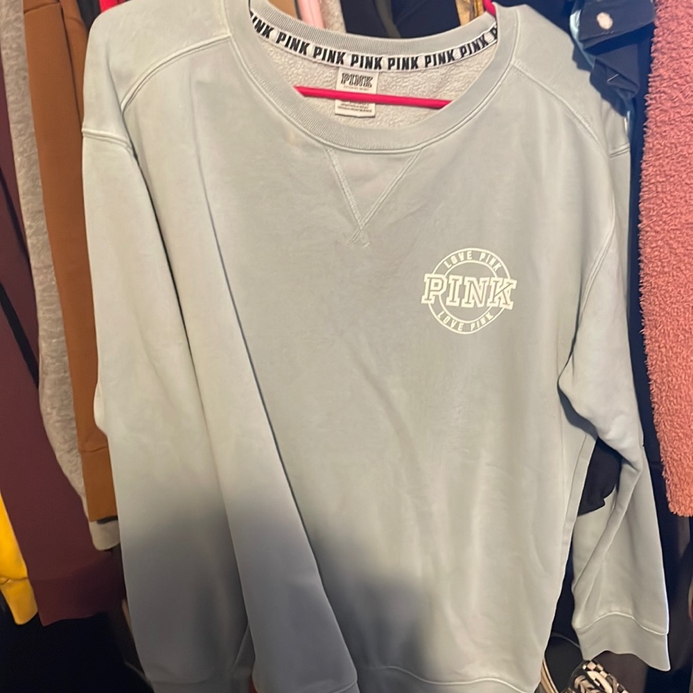 Pink crew neck